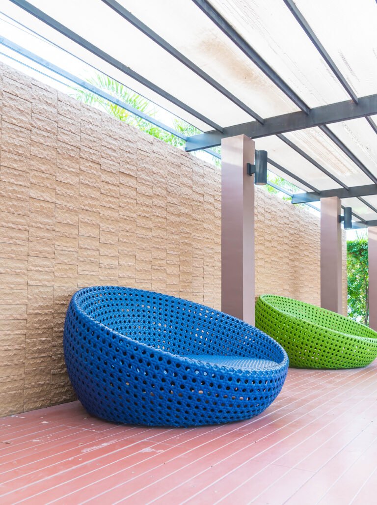 Outdoor with circle chair
